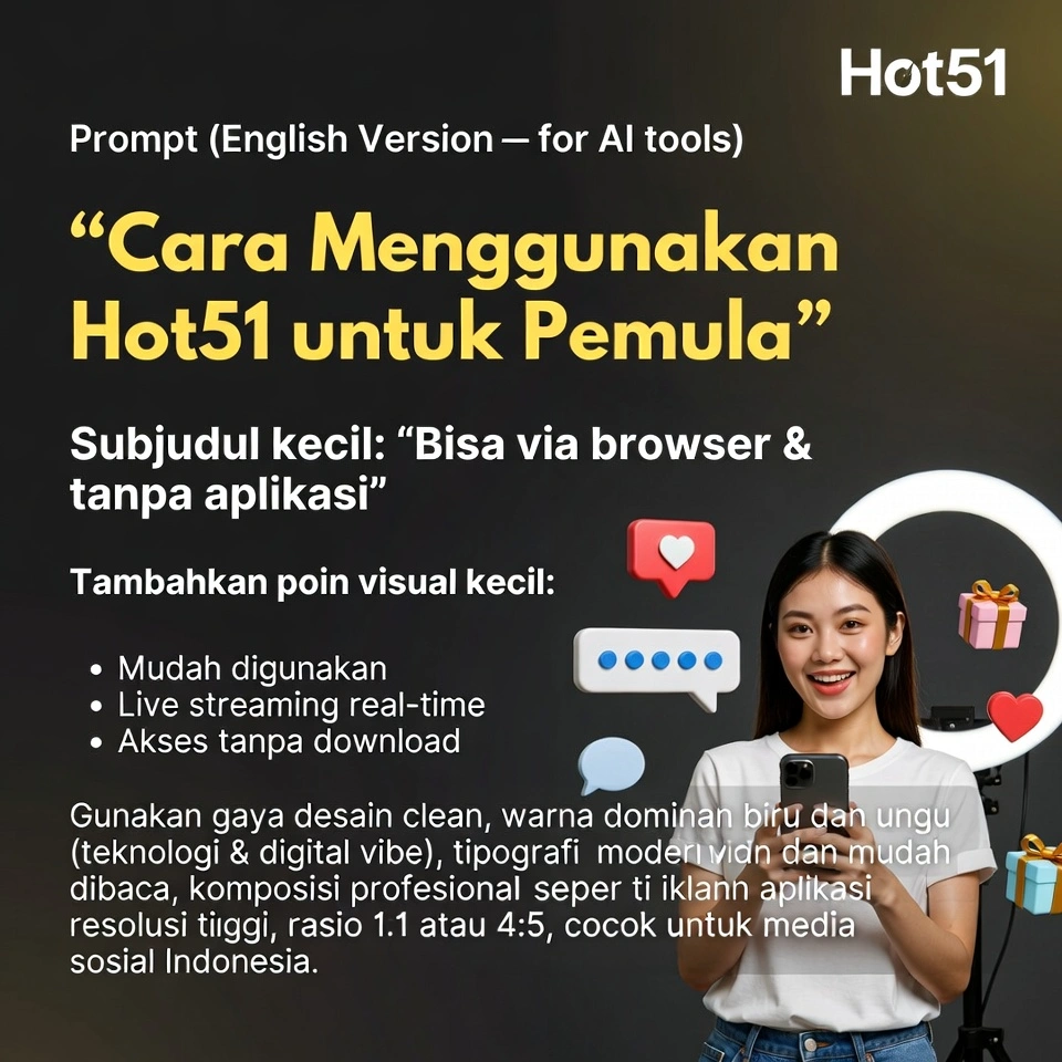 Cara Menggunakan Hot51