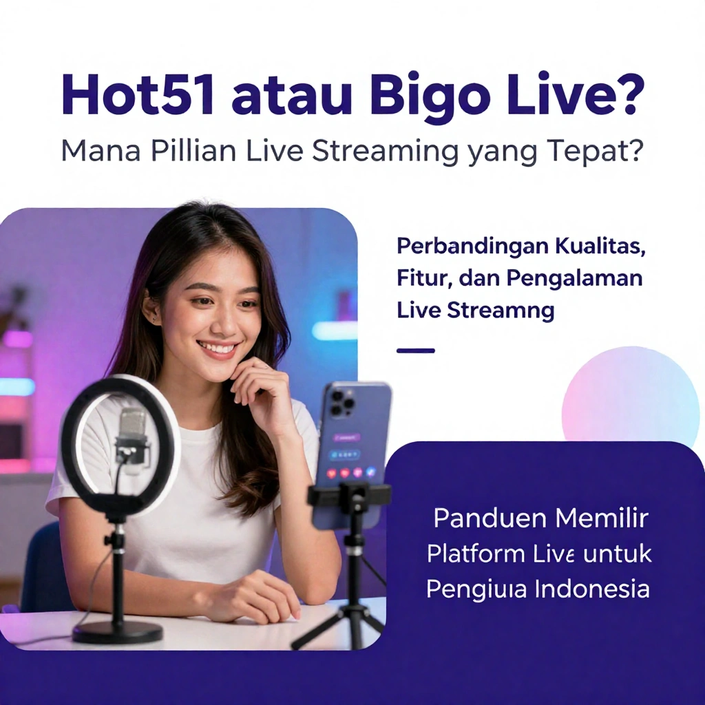 Hot51 atau Bigo Live Mana Pilihan Live Streaming yang Tepat