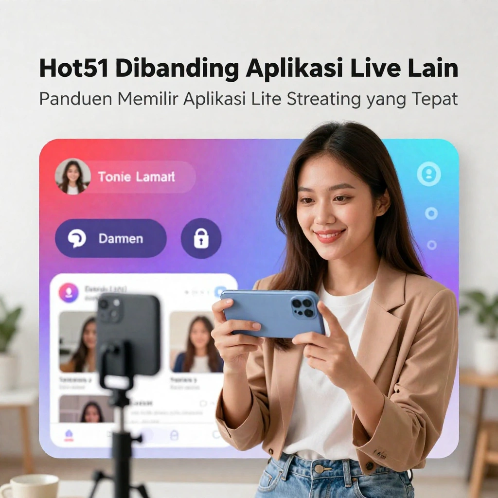 Hot51 dibanding aplikasi live lain