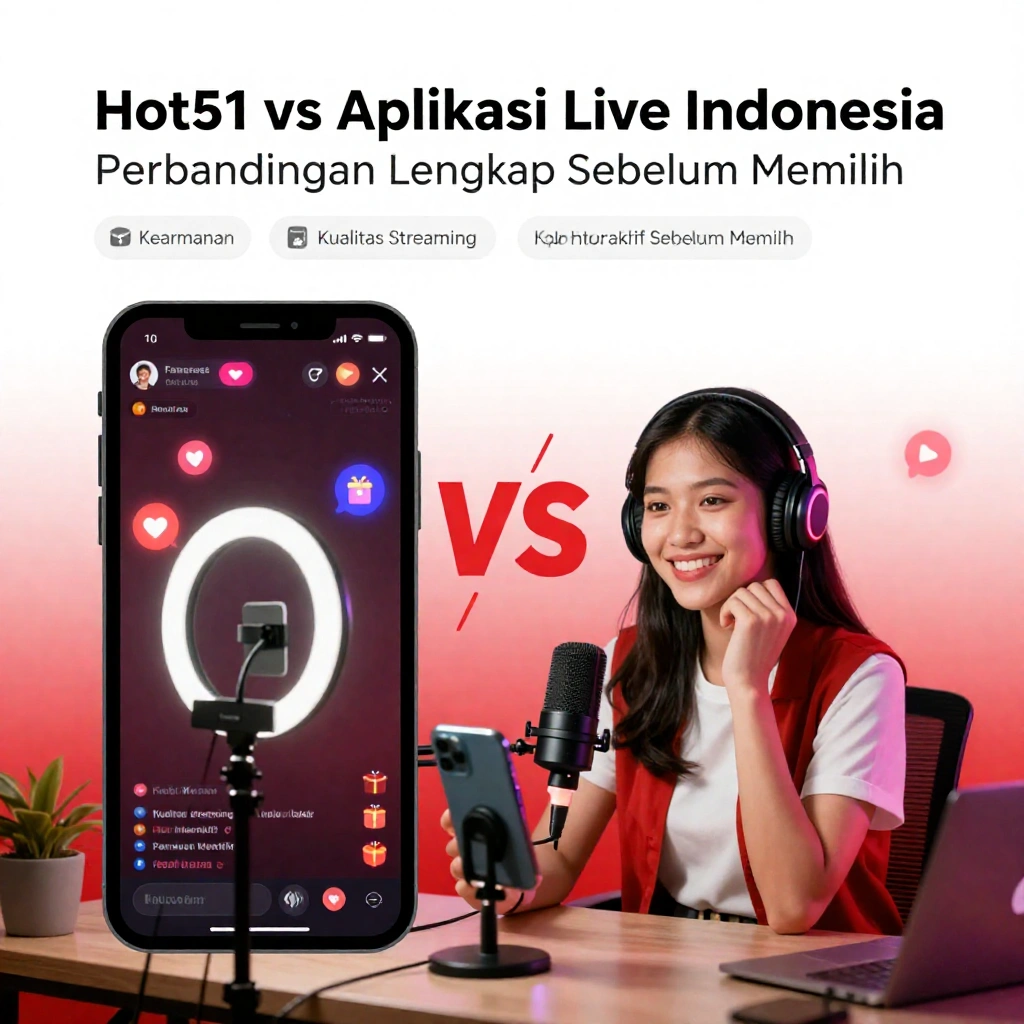 Hot51 vs Aplikasi Live Indonesia Perbandingan Lengkap Sebelum Memilih