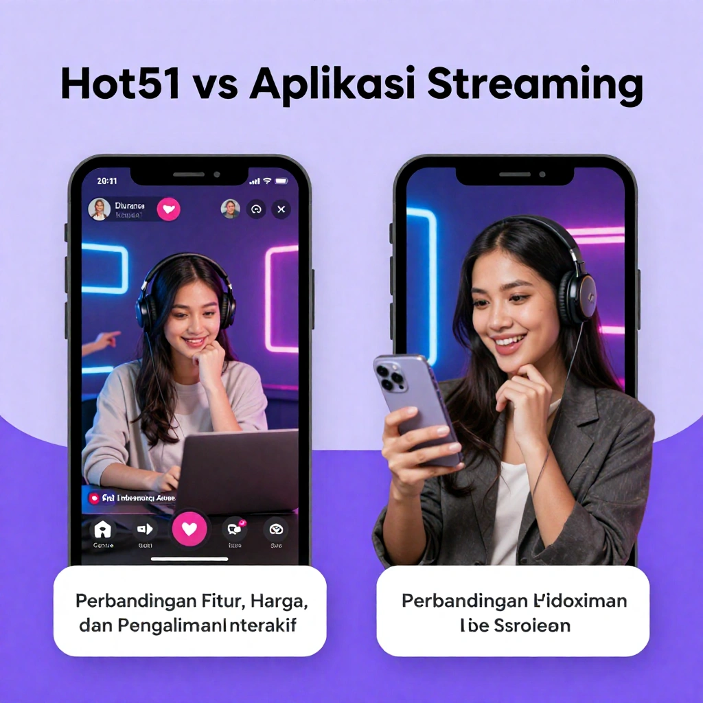 Hot51 vs aplikasi streaming