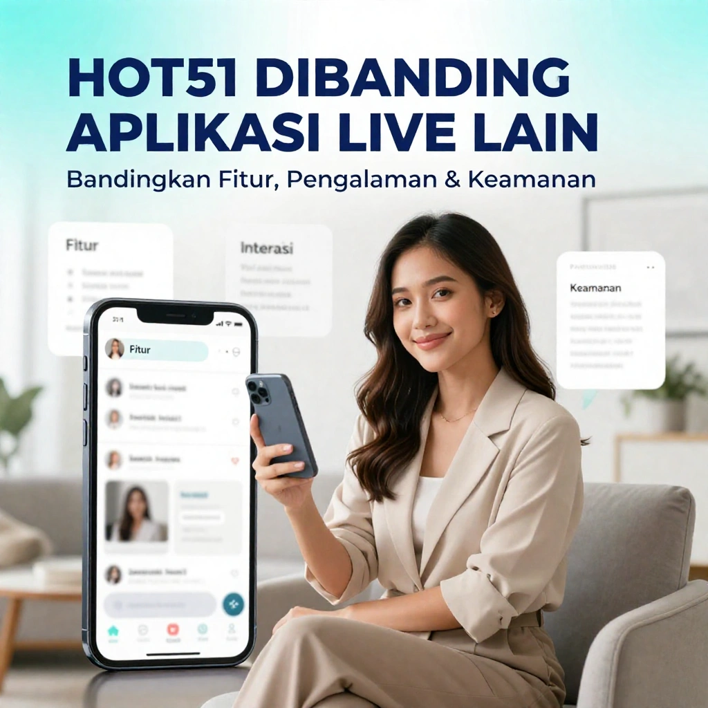 Hot51 dibanding aplikasi live