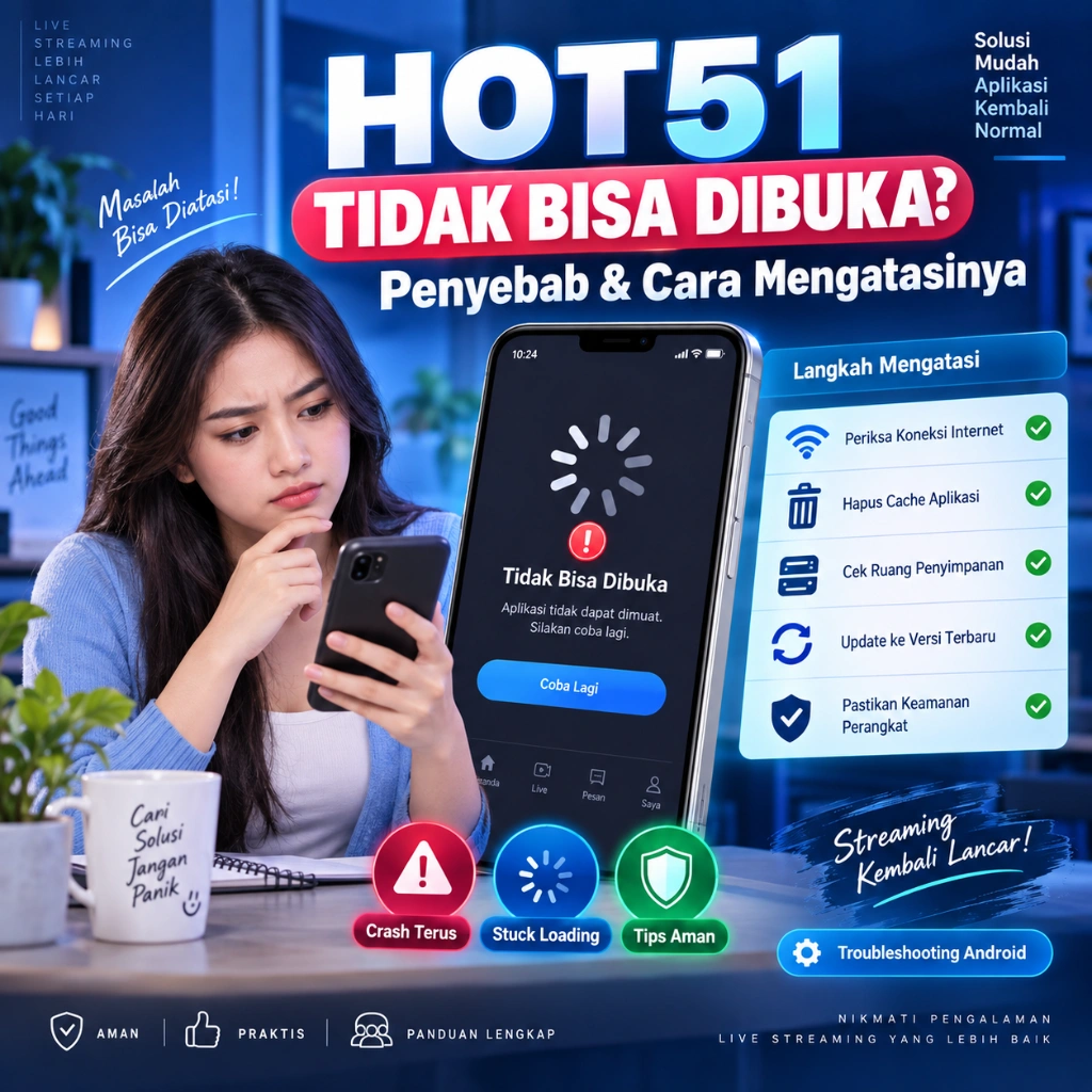 Hot51 Tidak Bisa Dibuka Penyebab dan Cara Mengatasinya