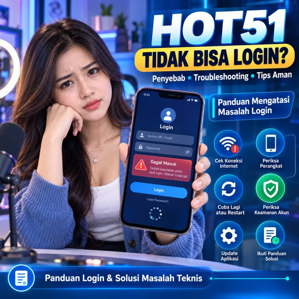 Hot51 Tidak Bisa Login Penyebab dan Cara Mengatasinya